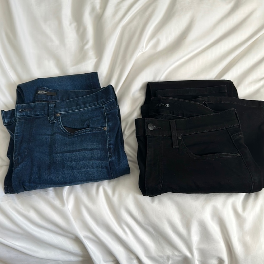 Joe’s Jeans bundle 31 x 34 black and blue slim and straight fit
